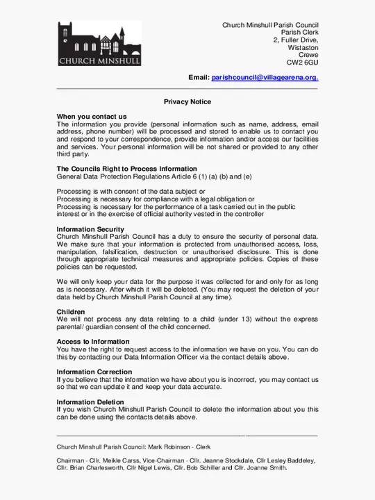 Privacy Notice