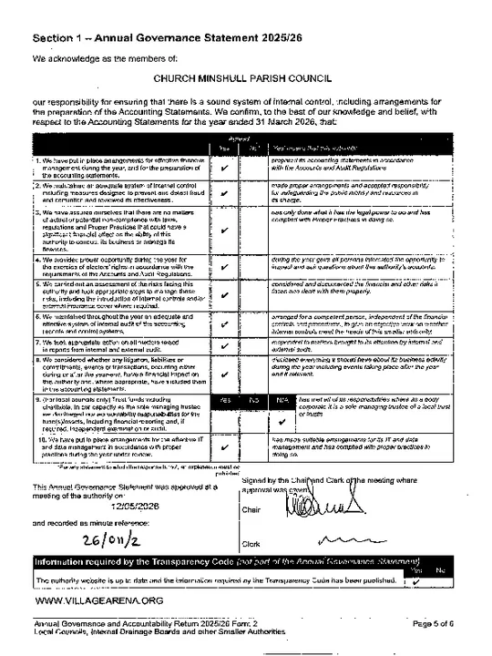 Annual Governance Statement