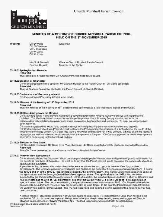 2015-11-03 PC Minutes