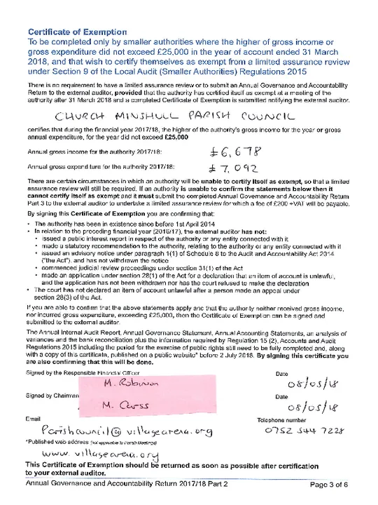 2017-18 Annual Return