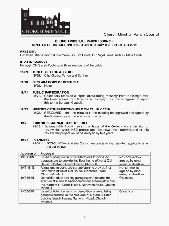 2019-09-03 PC Minutes