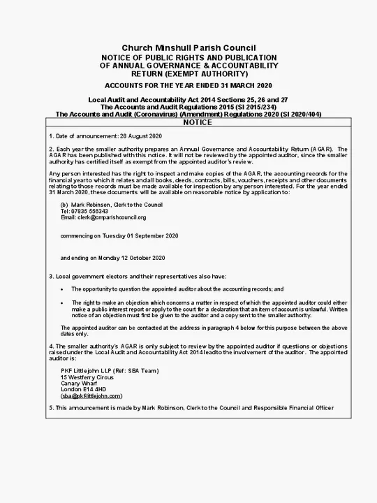 2019-20 Ntc.Public Rights-Audit