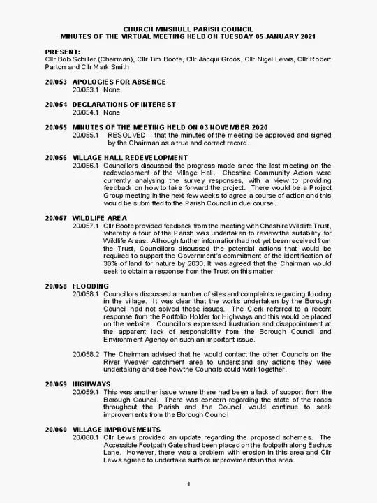 2021-01-05 PC Minutes