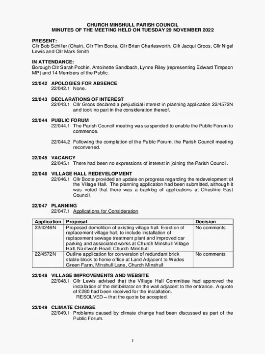 2022-11-29 PC Minutes