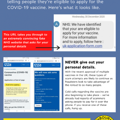 Covid Vaccine Scam Jan 2021