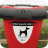 Dog bin close up